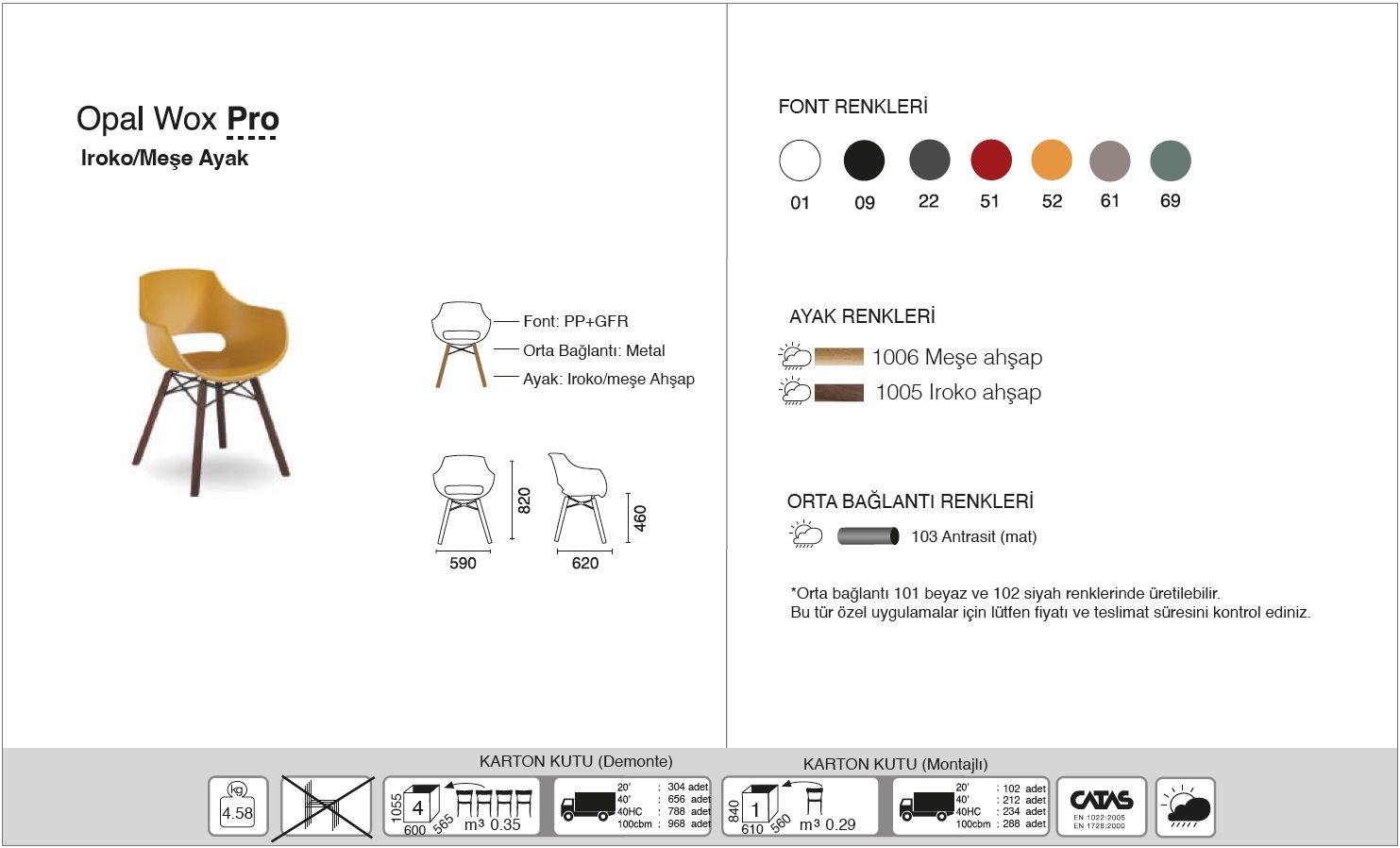 OPAL WOX  PRO (iroko ayak)